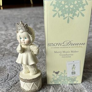 Snowbabies Figurine - Merry Music Maker Conductor